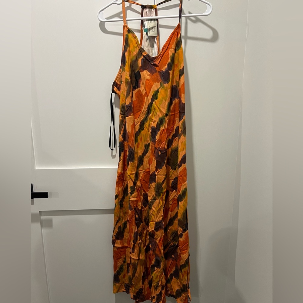 Saturday Sunday by Anthropologie Halter Multicolor Maxi Dress
